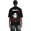 Attack on Titan Levi T-Shirt im Oversized-Stil – Hochwertiges Anime Merchandise für Streetwear Fans und AOT Liebhaber.