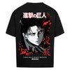 Attack on Titan Levi T-Shirt im Oversized-Stil – Hochwertiges Anime Merchandise für Streetwear Fans und AOT Liebhaber.