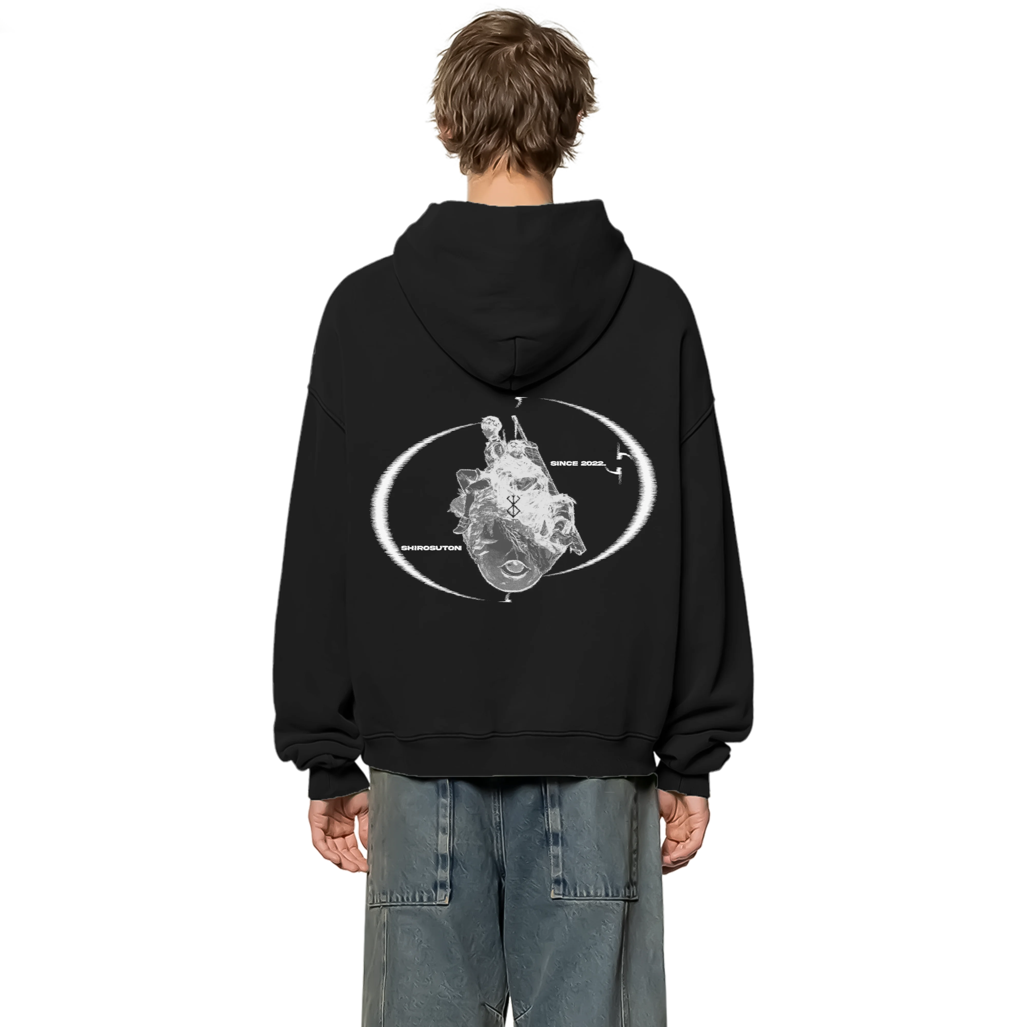 Berserk Guts Hoodie im Oversized-Stil – Hochwertiges Anime Merchandise für Streetwear Fans und Berserk Liebhaber.