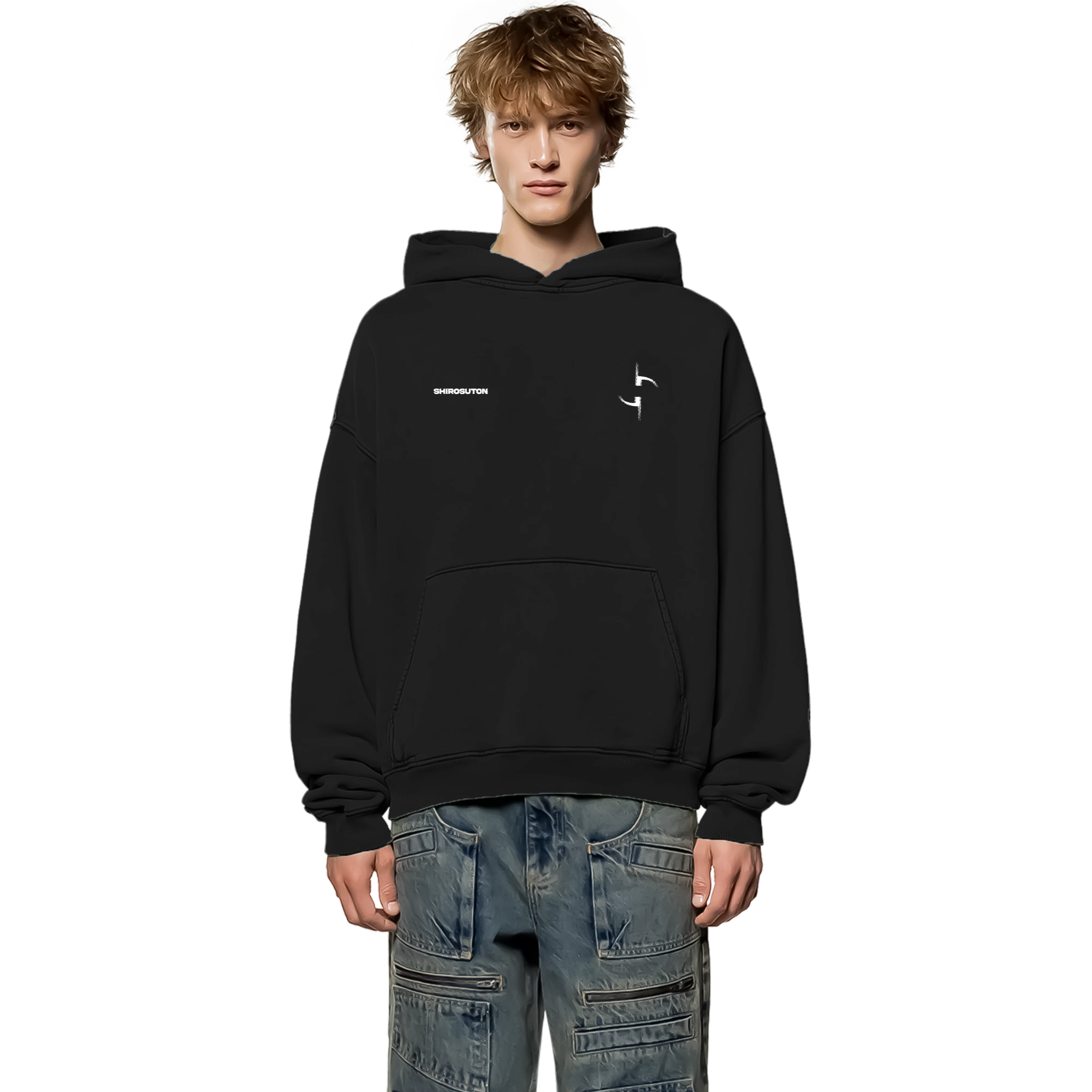 "Filled Heart X Berserk" oversized hoodie 