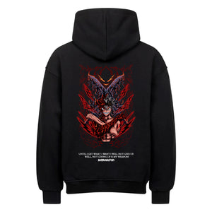 Black Clover Asta Magic Knight Hoodie im Oversized-Stil – Hochwertiges Anime Merchandise für Streetwear Fans und Black Clover Liebhaber