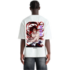 Demon Slayer Kokushibo Tshirt im Oversized-Stil – Hochwertiges Anime Merchandise für Streetwear Fans und Jujutsu Kaisen Liebhaber.