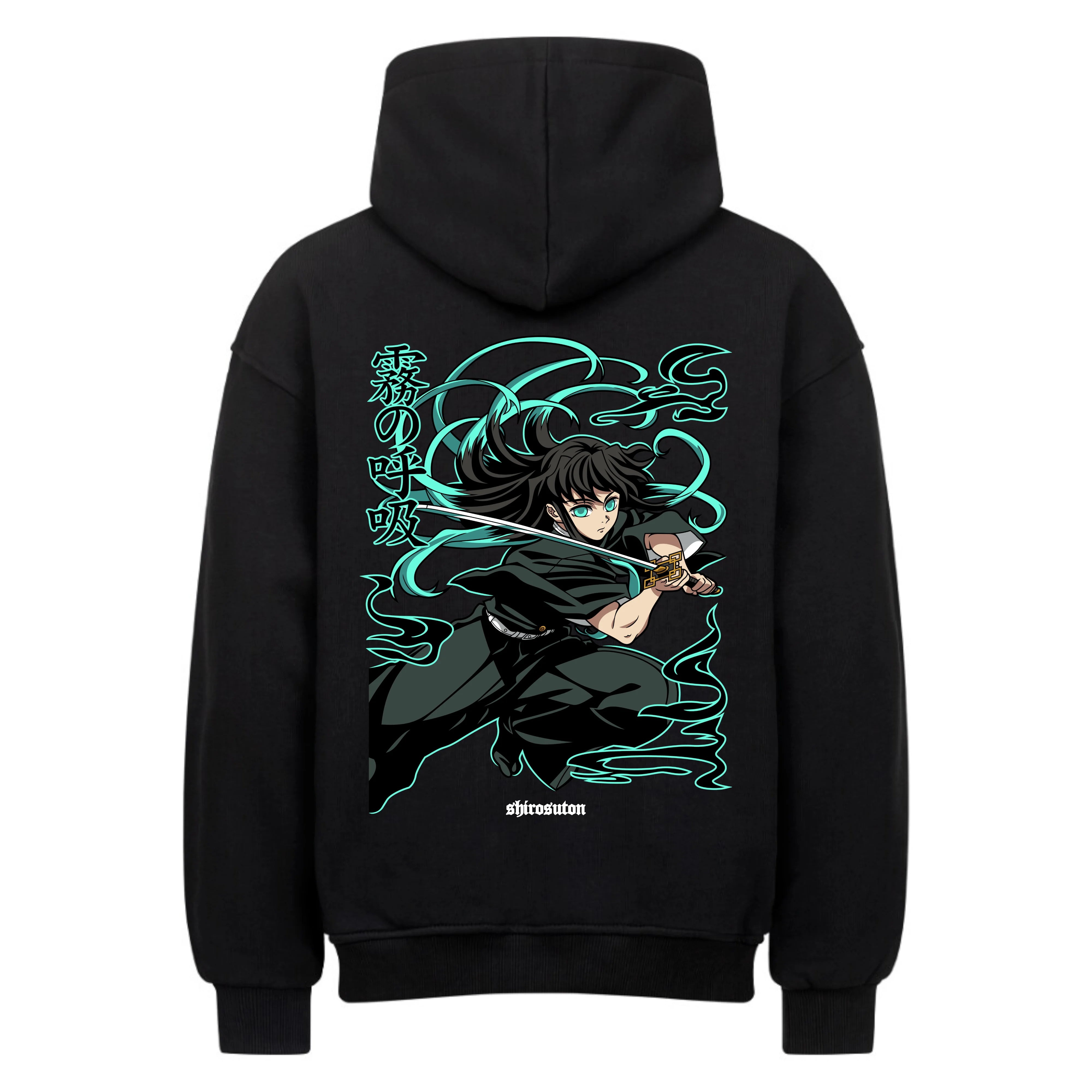 Demon Slayer Muichiro Hoodie im Oversized-Stil – Hochwertiges Anime Merchandise für Streetwear Fans und Demon Slayer Liebhaber