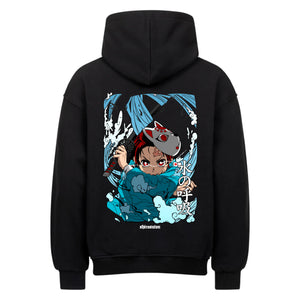 Demon Slayer Tanjiro Hoodie im Oversized-Stil – Hochwertiges Anime Merchandise für Streetwear Fans und Demon Slayer Liebhaber