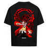 Demon Slayer Yoriichi Tshirt im Oversized-Stil – Hochwertiges Anime Merchandise für Streetwear Fans und Demon Slayer Liebhaber.