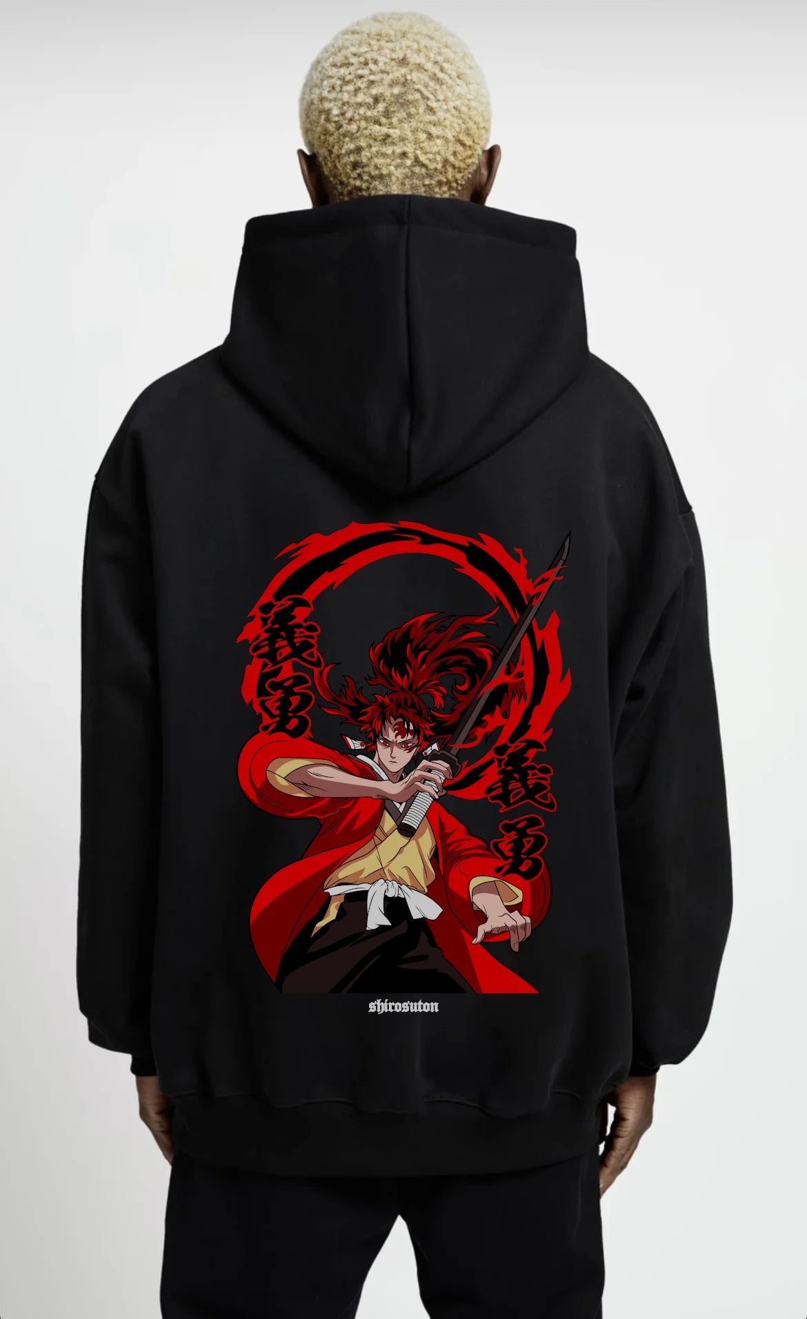 Demon Slayer Yoroiichi Hoodie im Oversized-Stil – Hochwertiges Anime Merchandise für Streetwear Fans und Demon Slayer Liebhaber