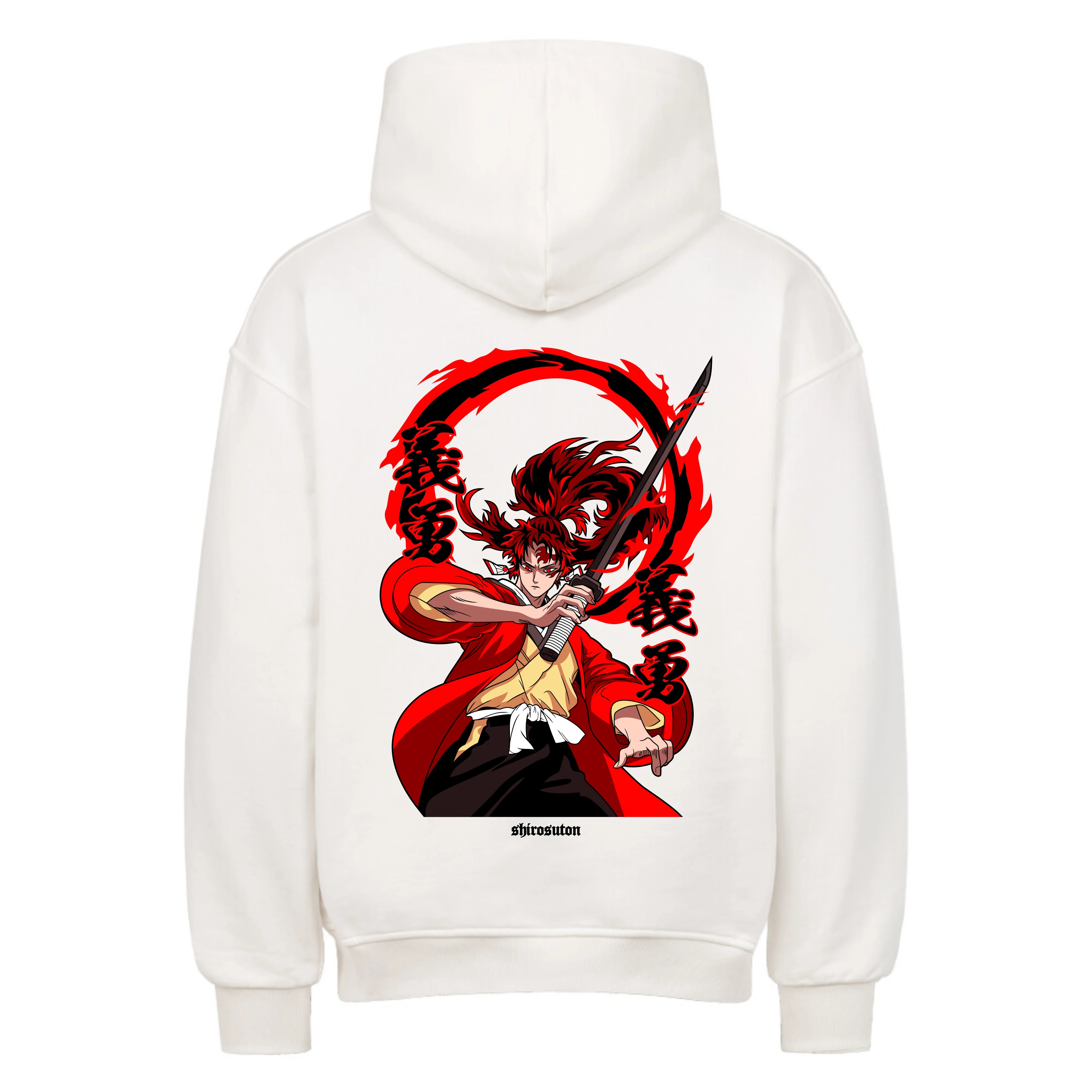 Demon Slayer Yoroiichi Hoodie im Oversized-Stil – Hochwertiges Anime Merchandise für Streetwear Fans und Demon Slayer Liebhaber