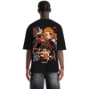 Demon Slayer Rengoku Tshirt im Oversized-Stil – Hochwertiges Anime Merchandise für Streetwear Fans und Demon Slayer Liebhaber.