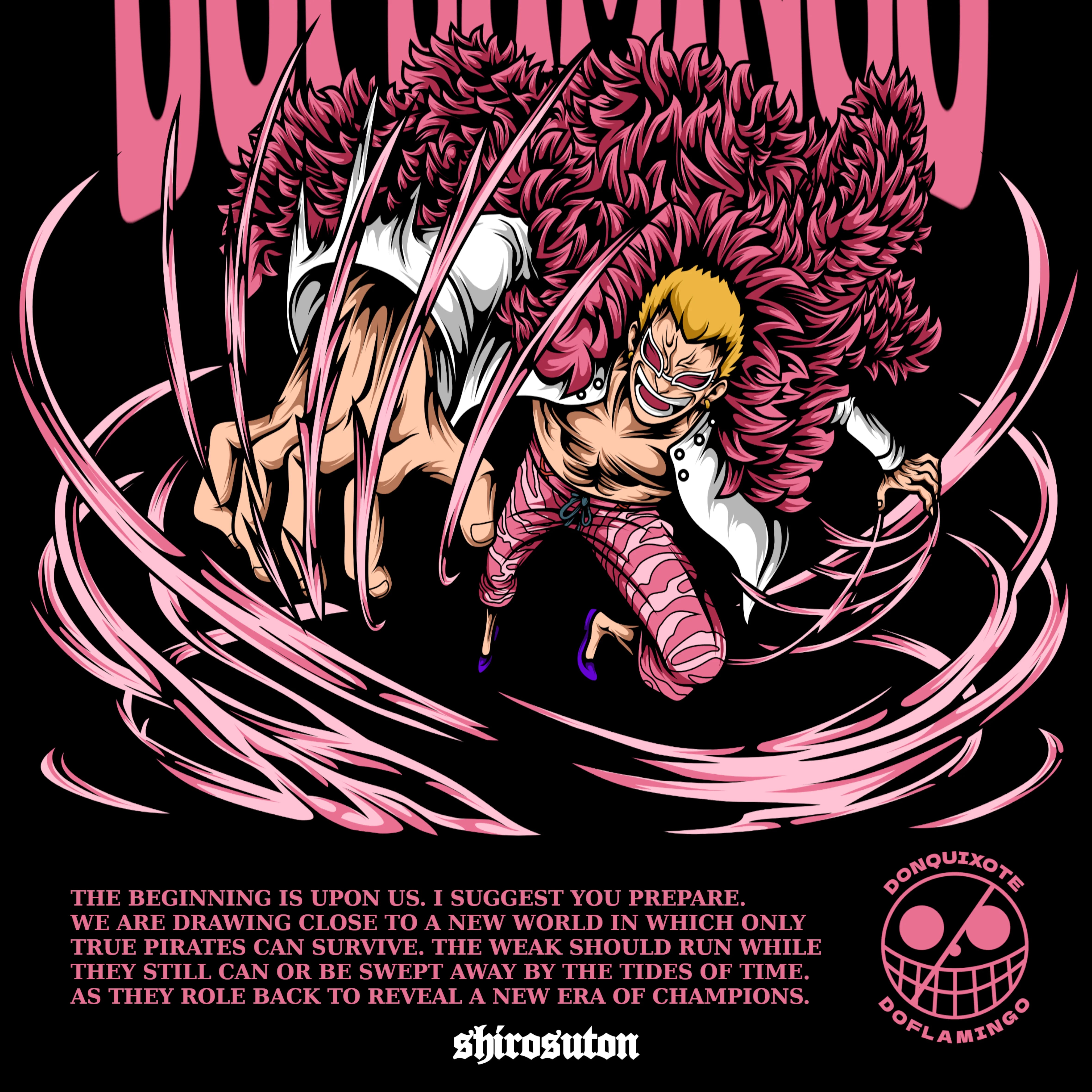 Doflamingo New Era - One Piece Oversized T-Shirt