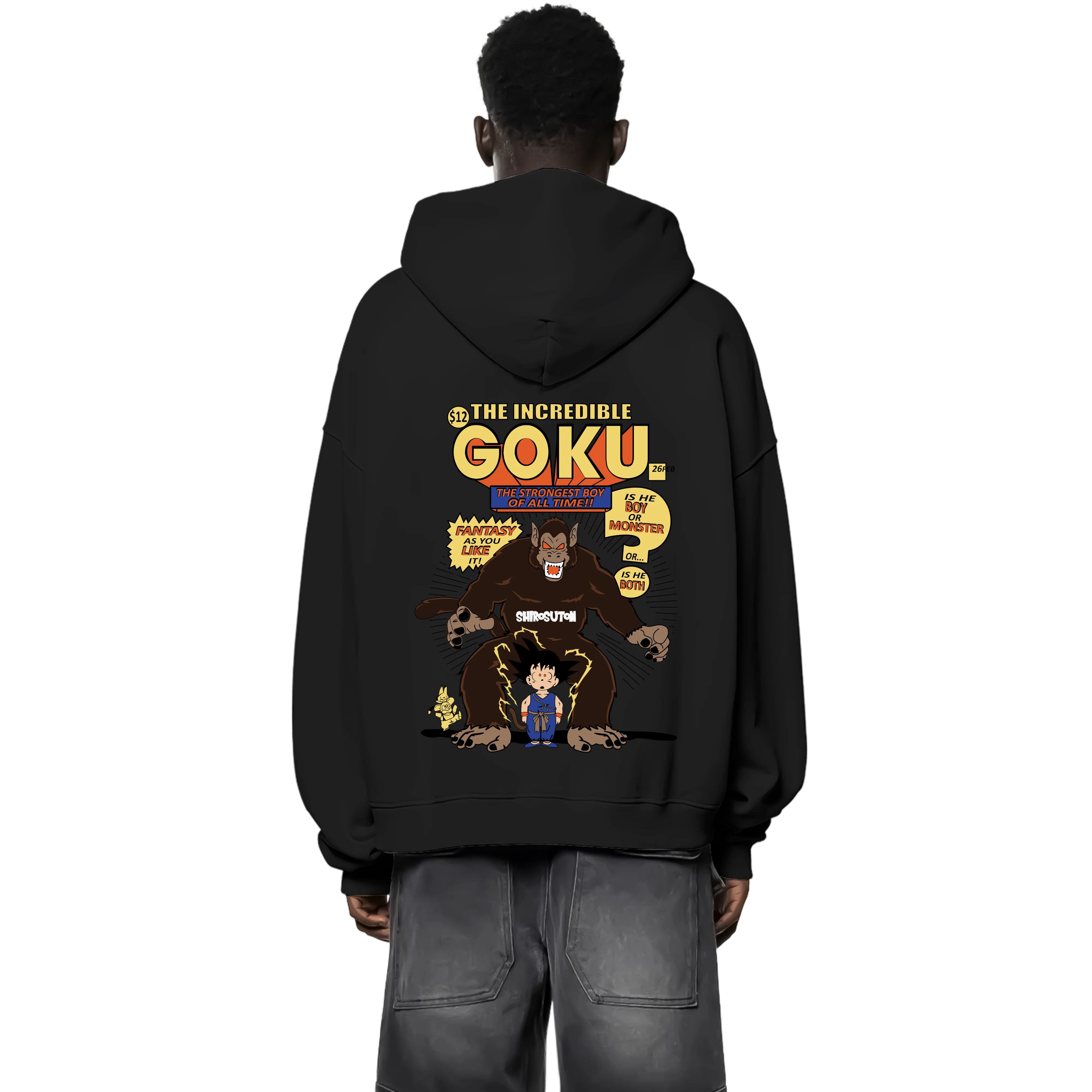 Dragon Ball Goku Kid Hoodie im Oversized-Stil – Hochwertiges Anime Merchandise für Streetwear Fans und Dragon Ball Liebhaber.