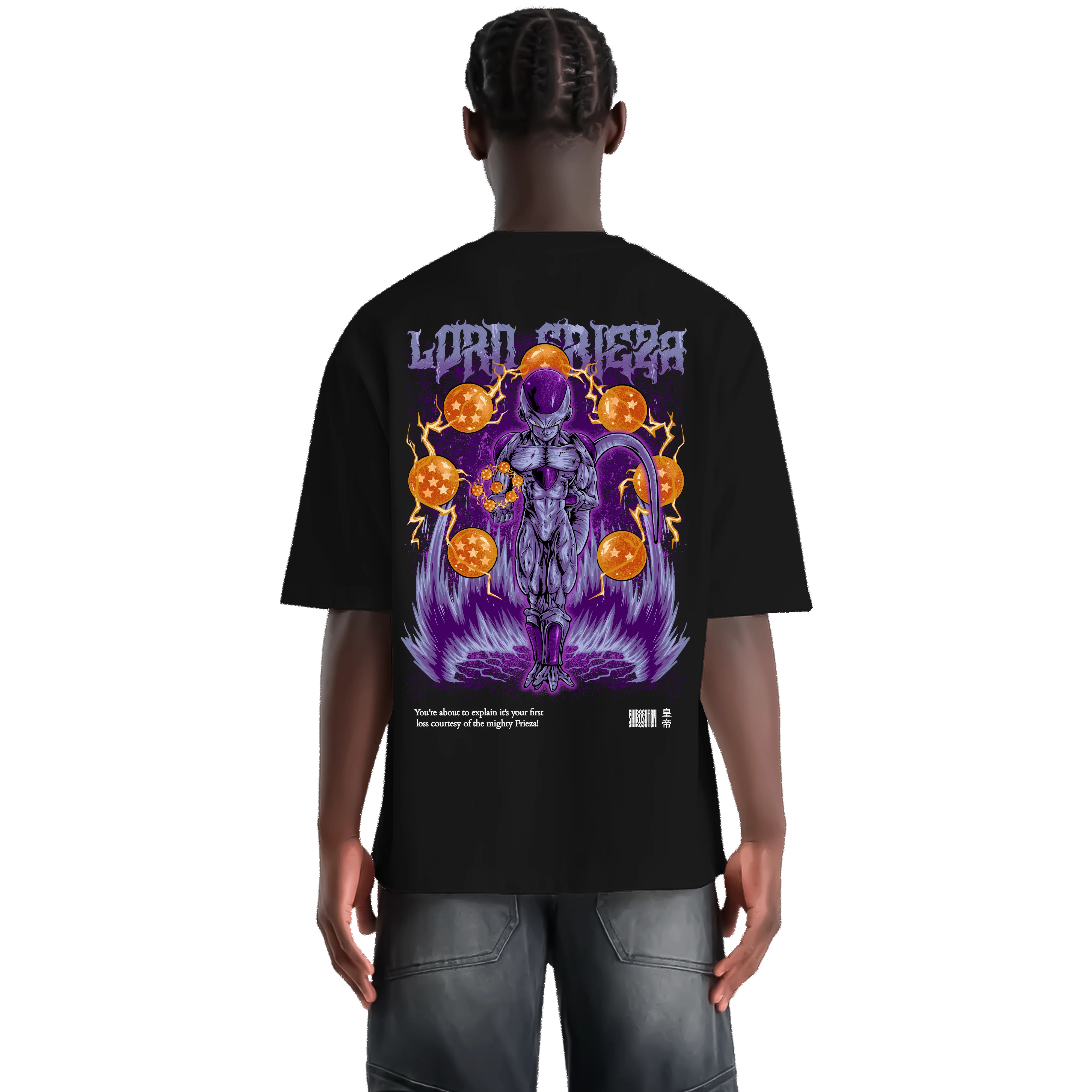 Dragon Ball T-Shirt im Oversized-Stil – Hochwertiges Anime Merchandise für Streetwear Fans und Dragon Ball Liebhaber.