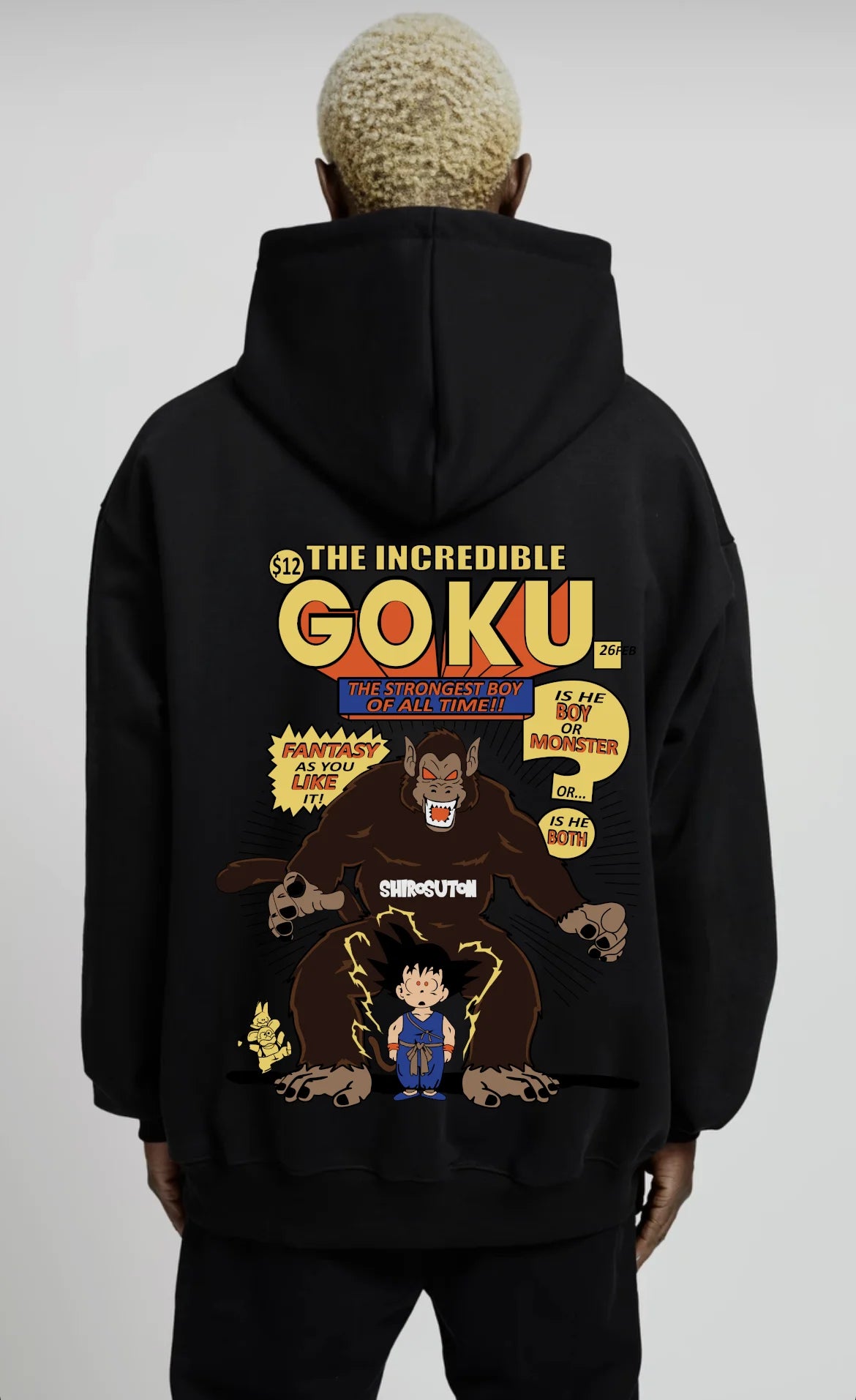 Dragon Ball Goku Hoodie im Oversized-Stil – Hochwertiges Anime Merchandise für Streetwear Fans und Dragon Ball Liebhaber