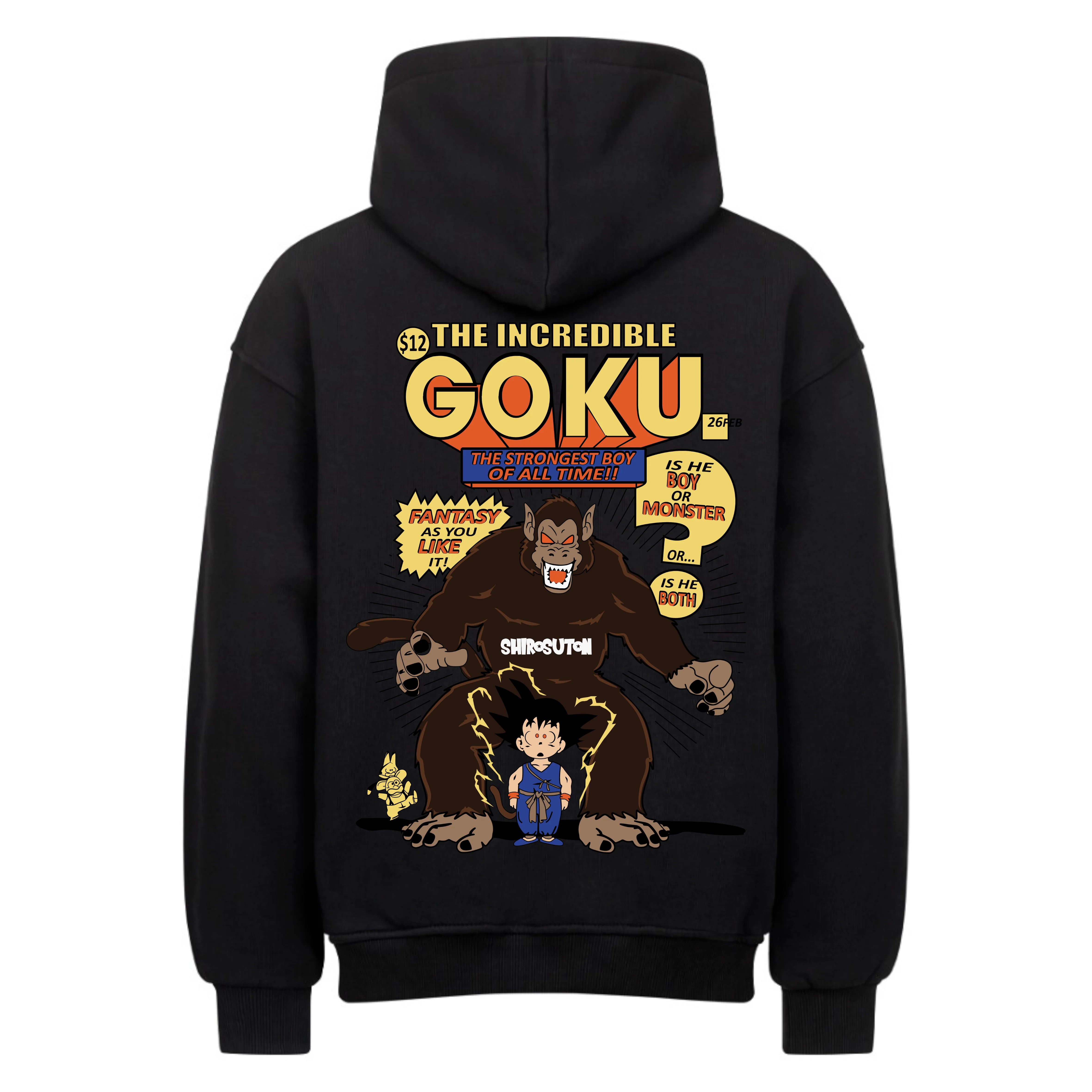 Dragon Ball Goku Hoodie im Oversized-Stil – Hochwertiges Anime Merchandise für Streetwear Fans und Dragon Ball Liebhaber