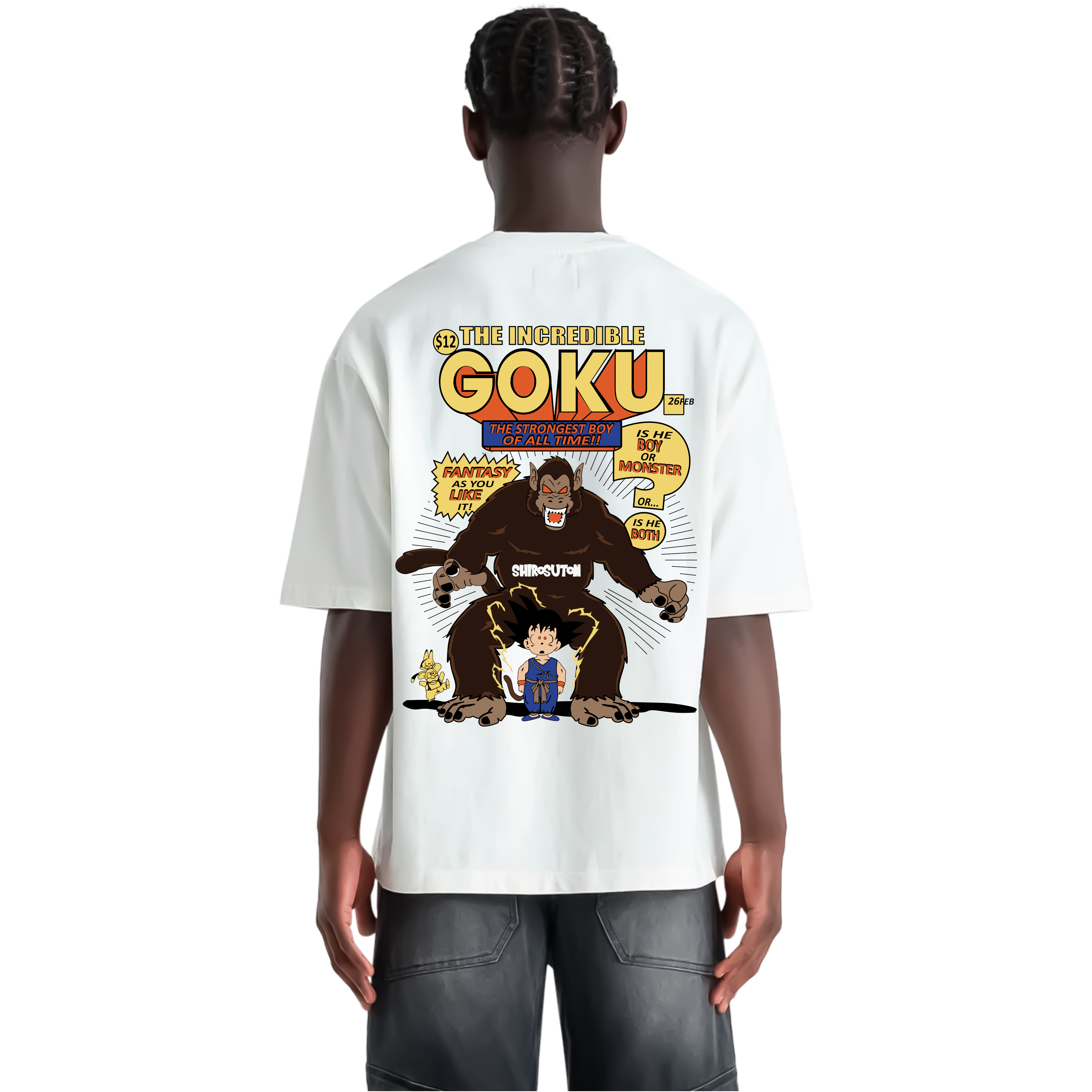 Dragon Ball Goku Kid T-Shirt im Oversized-Stil – Hochwertiges Anime Merchandise für Streetwear Fans und Dragon Ball Liebhaber.