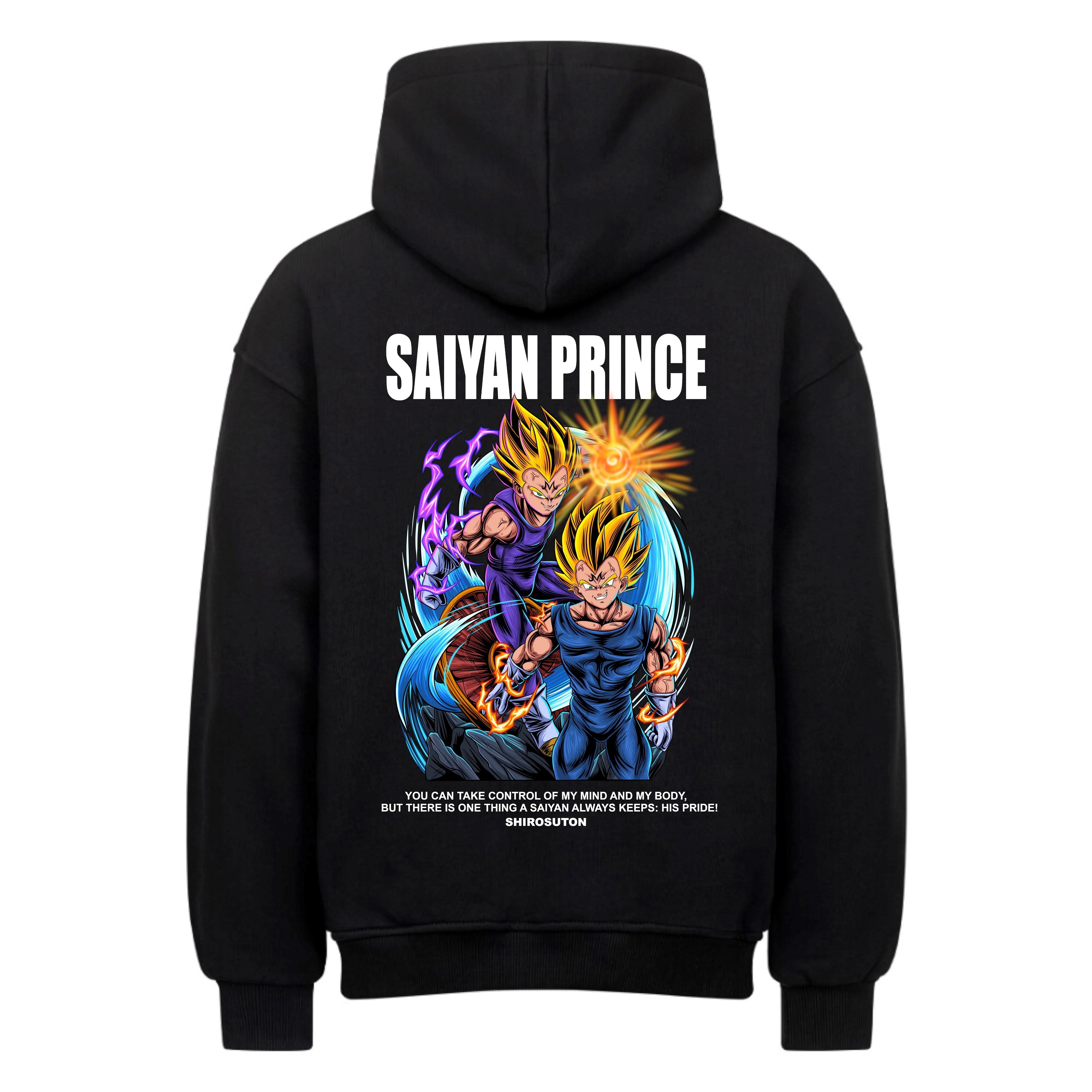 Dragon Ball Vegeta Hoodie im Oversized-Stil – Hochwertiges Anime Merchandise für Streetwear Fans und Dragon Ball Liebhaber