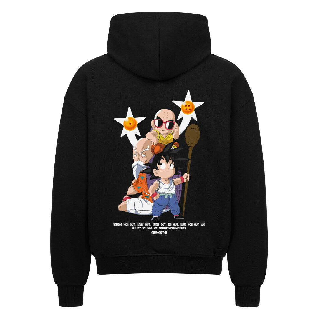 Goku Dragon Ball Zip Hoodie im Oversized-Stil – Hochwertiges Anime Merchandise für Streetwear Fans