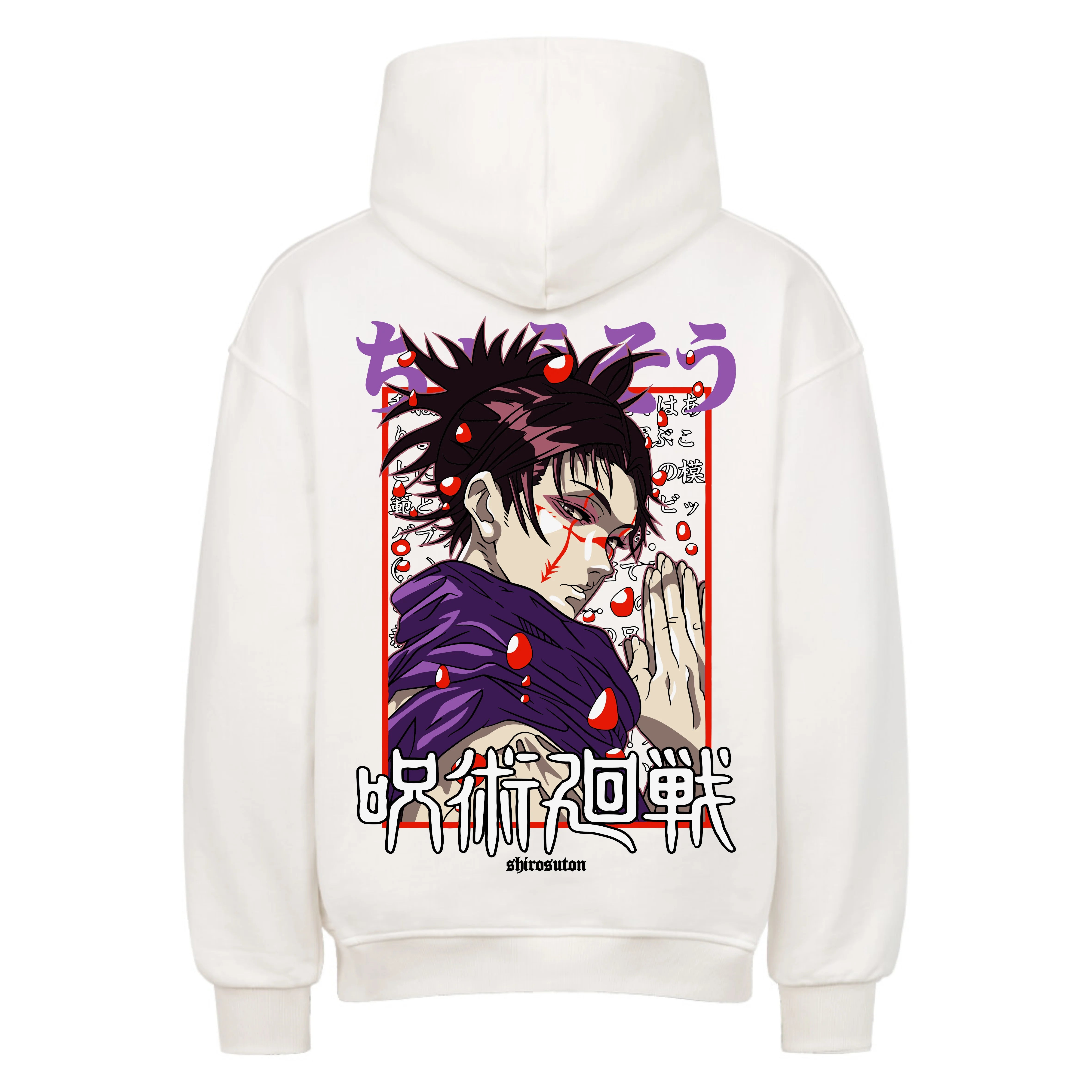 Jujutsu Kaisen Choso Hoodie im Oversized-Stil – Hochwertiges Anime Merchandise für Streetwear Fans und Jujutsu Kaisen Liebhaber