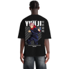 Yuji Itadori T-Shirt im Oversized-Stil – Hochwertiges Anime Merchandise für Streetwear Fans und Jujutsu Kaisen Liebhaber.