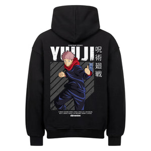 Jujutsu Kaisen Yuji Itadori Hoodie im Oversized-Stil – Hochwertiges Anime Merchandise für Streetwear Fans und Jujutsu Kaisen Liebhaber