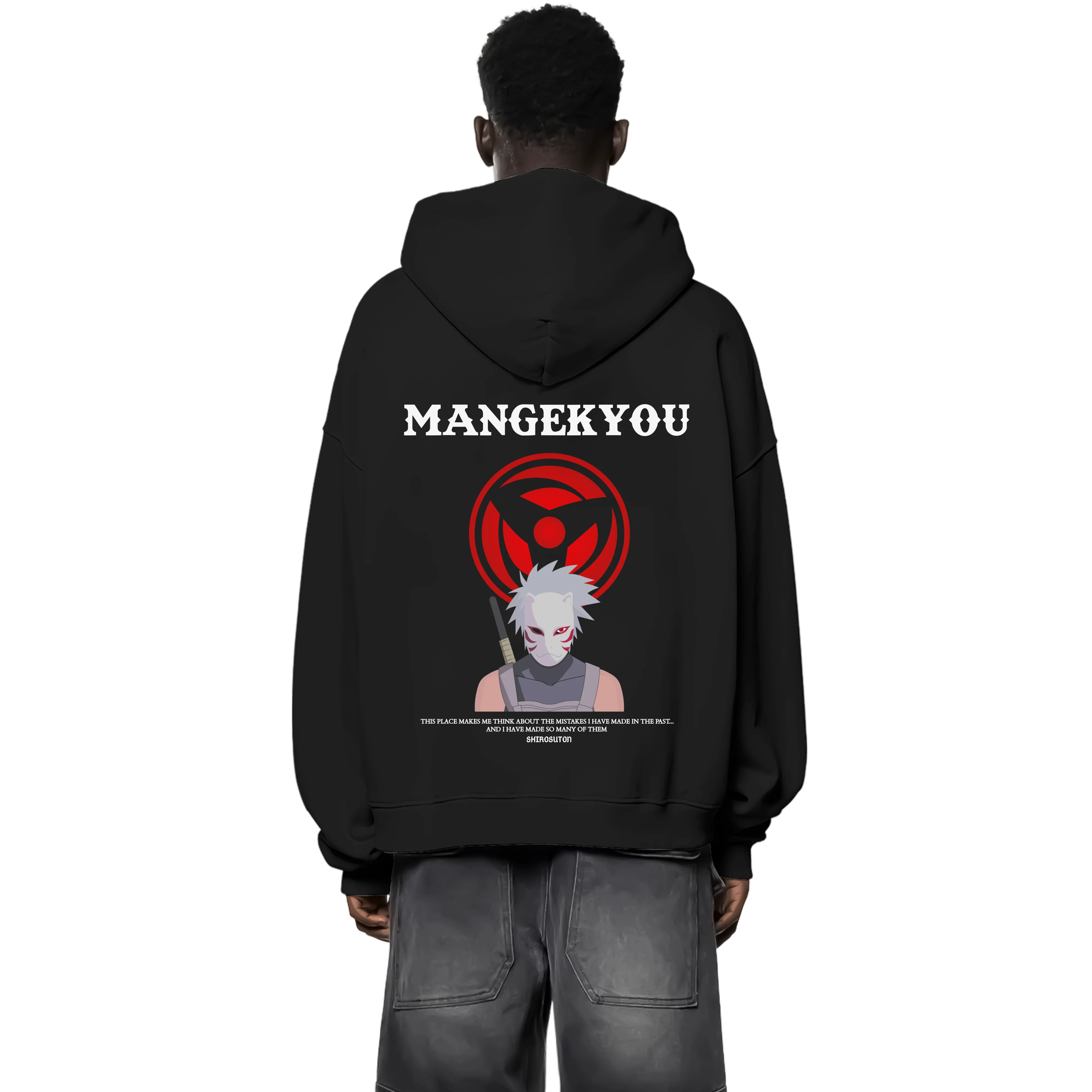 Naruto Kakashi Hoodie im Oversized-Stil – Hochwertiges Anime Merchandise für Streetwear Fans und Kakashi Liebhaber.