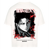 Attack on Titan Levi T-Shirt im Oversized-Stil – Hochwertiges Anime Merchandise für Streetwear Fans und AOT Liebhaber.