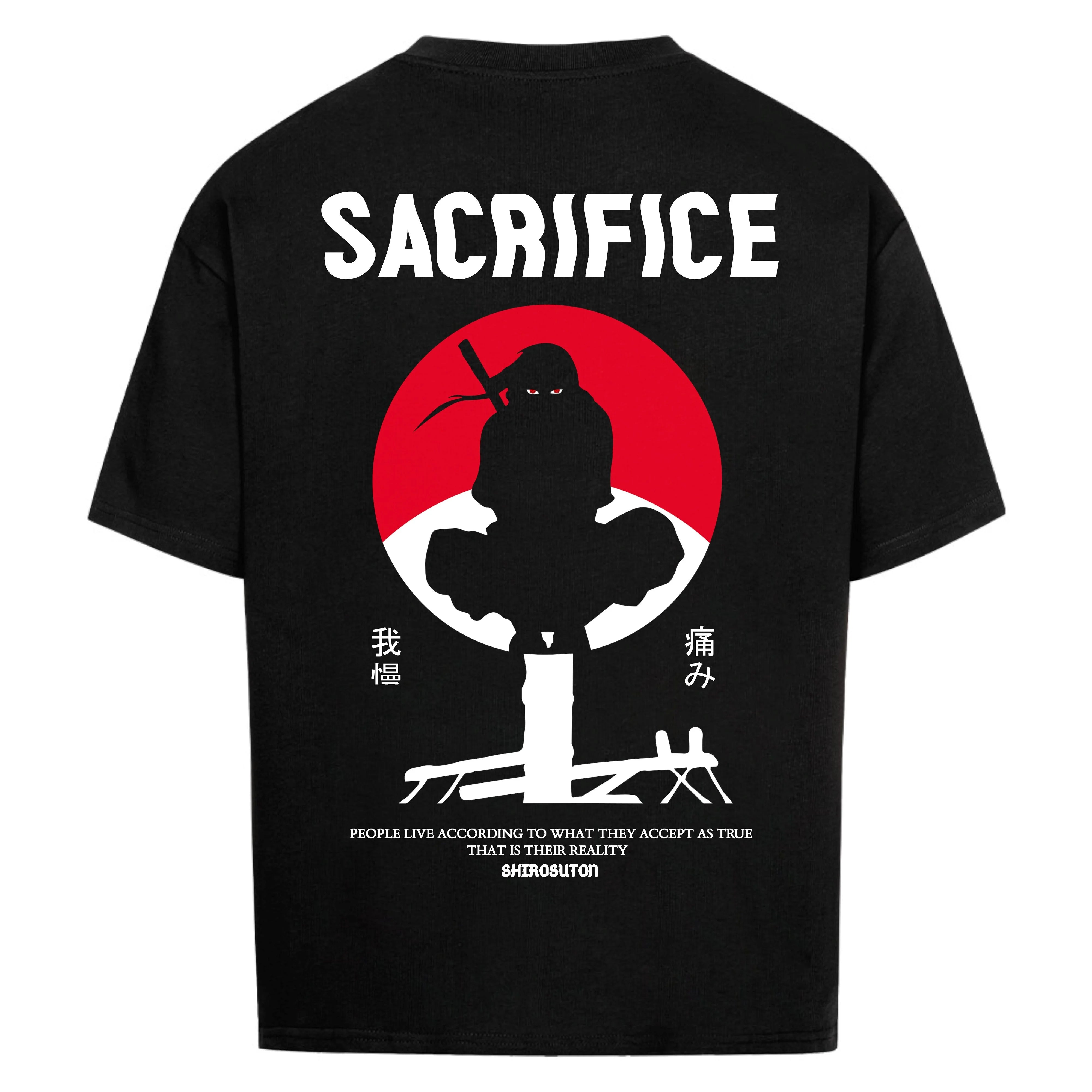 Itachi T-Shirt im Oversized-Stil – Hochwertiges Anime Merchandise für Streetwear Fans und Naruto & Itachi Liebhaber.