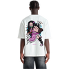 Demon Slayer Nezuko Tshirt im Oversized-Stil – Hochwertiges Anime Merchandise für Streetwear Fans und Demon Slayer Liebhaber.