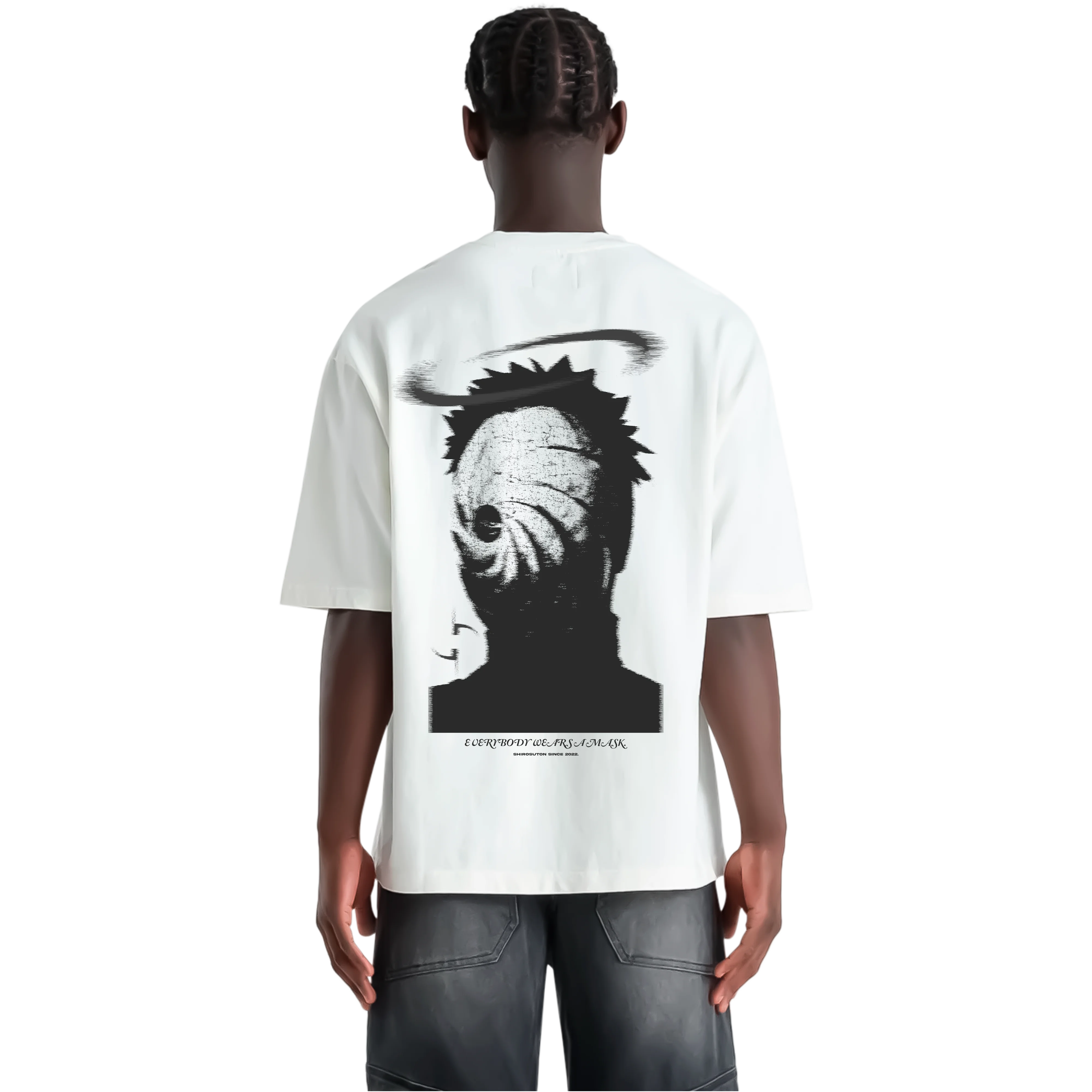 Obito T-Shirt im Oversized-Stil – Hochwertige Anime Streetwear für Anime Fans und Naruto Liebhaber.