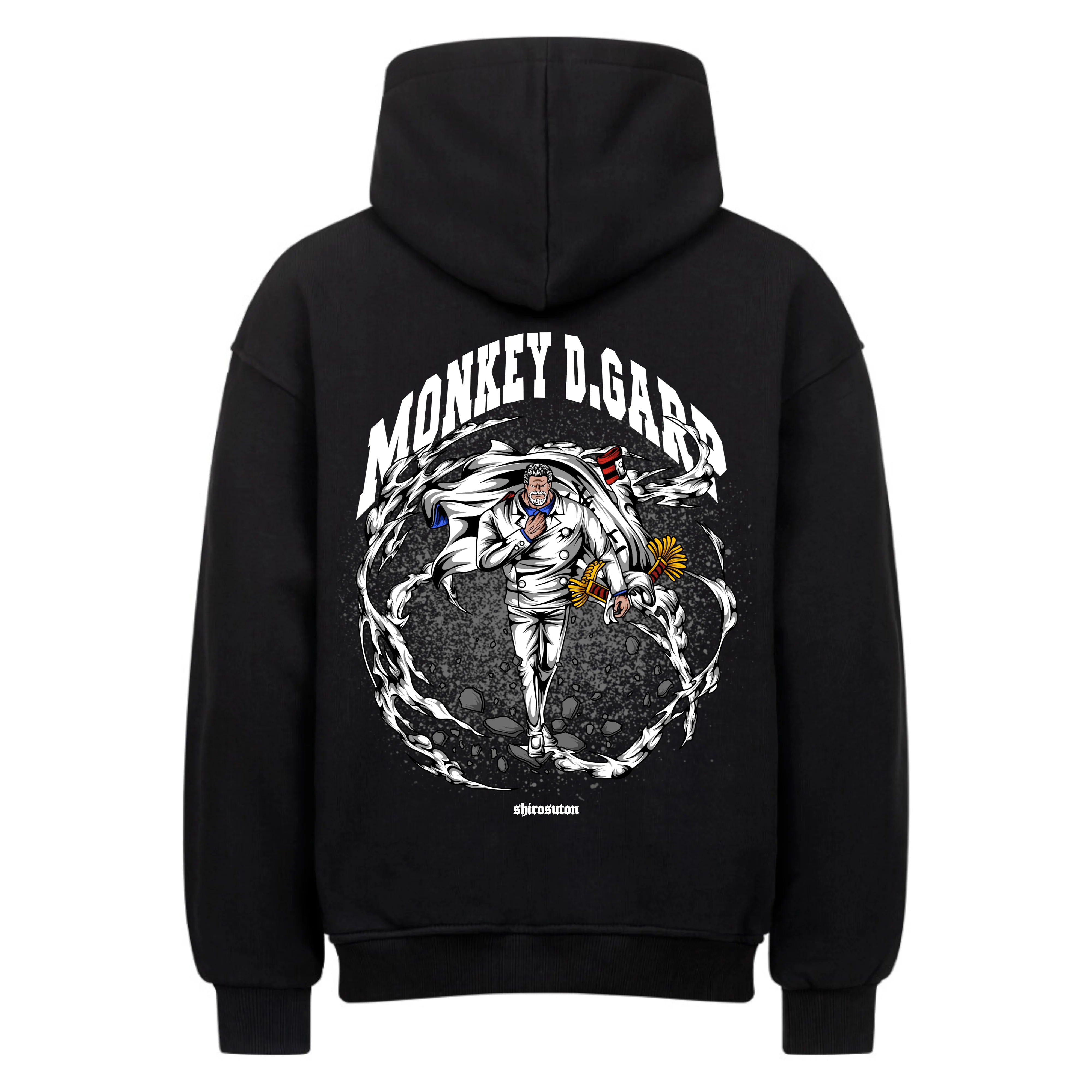 One Piece Garp Hoodie im Oversized-Stil – Hochwertiges Anime Merchandise für Streetwear Fans und One Piece Liebhaber