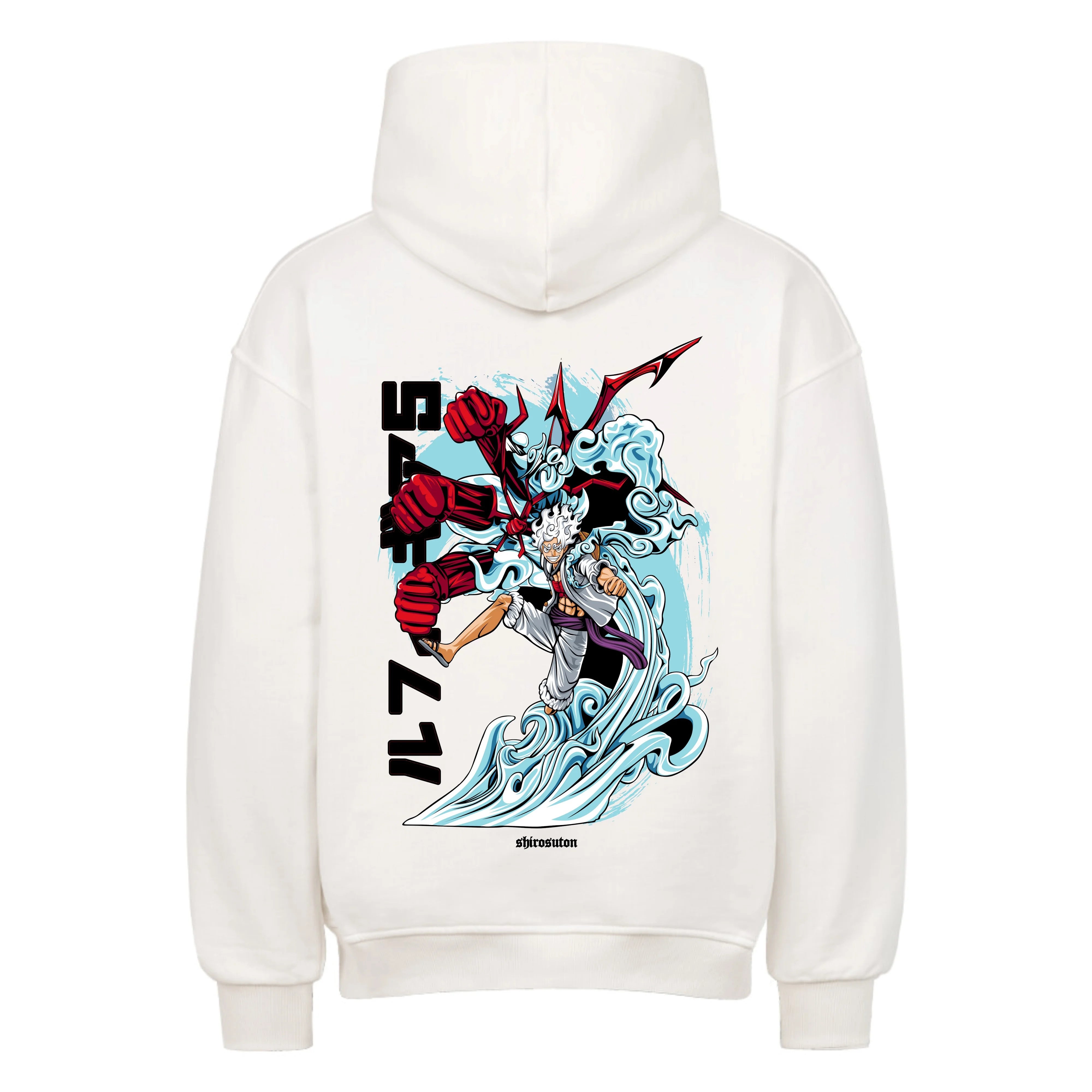 One Piece Luffy Hoodie im Oversized-Stil – Hochwertiges Anime Merchandise für Streetwear Fans und One Piece Liebhaber.