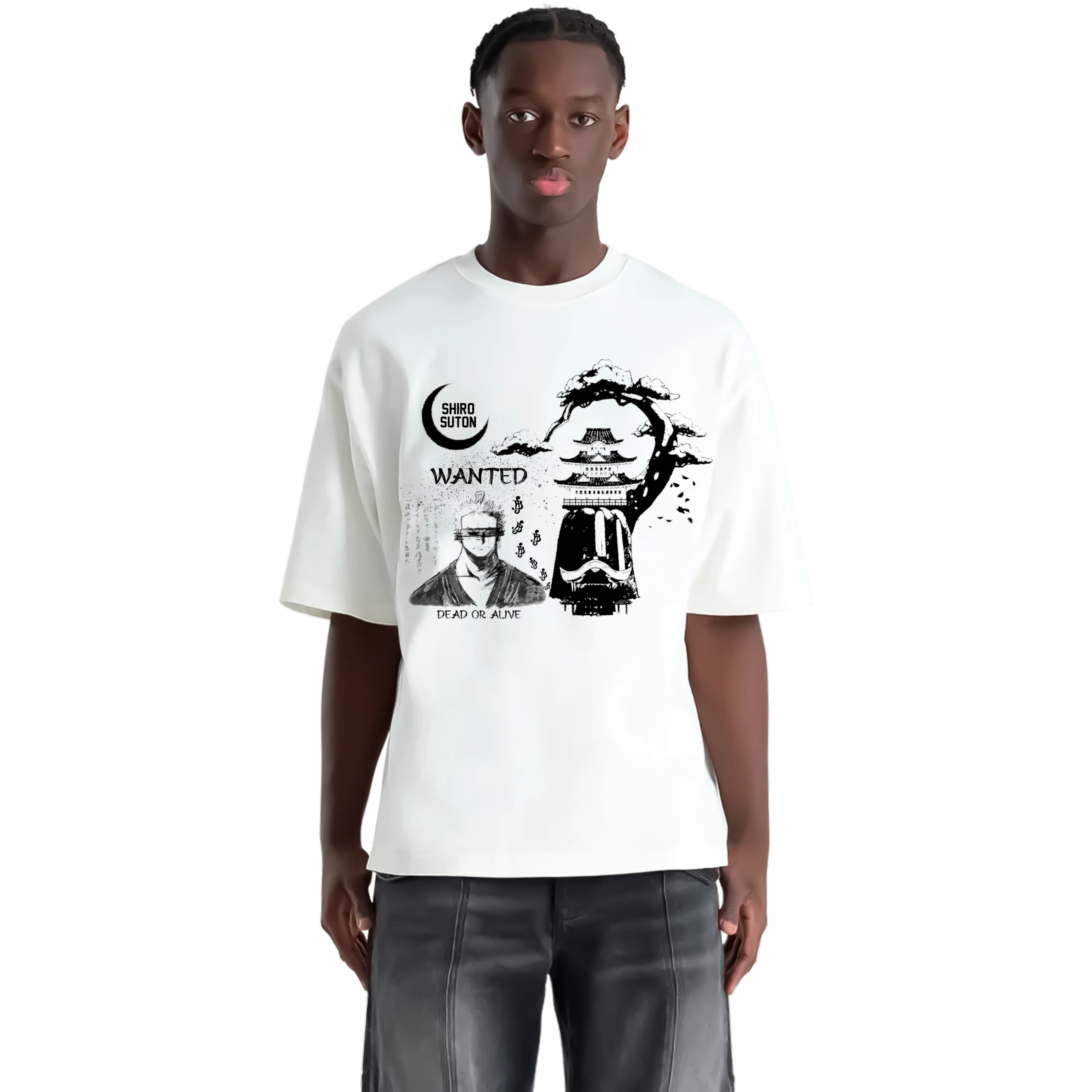 One Piece Zoro T-Shirt im Oversized-Stil – Hochwertiges Anime Merchandise für Streetwear Fans und One Piece Liebhaber.