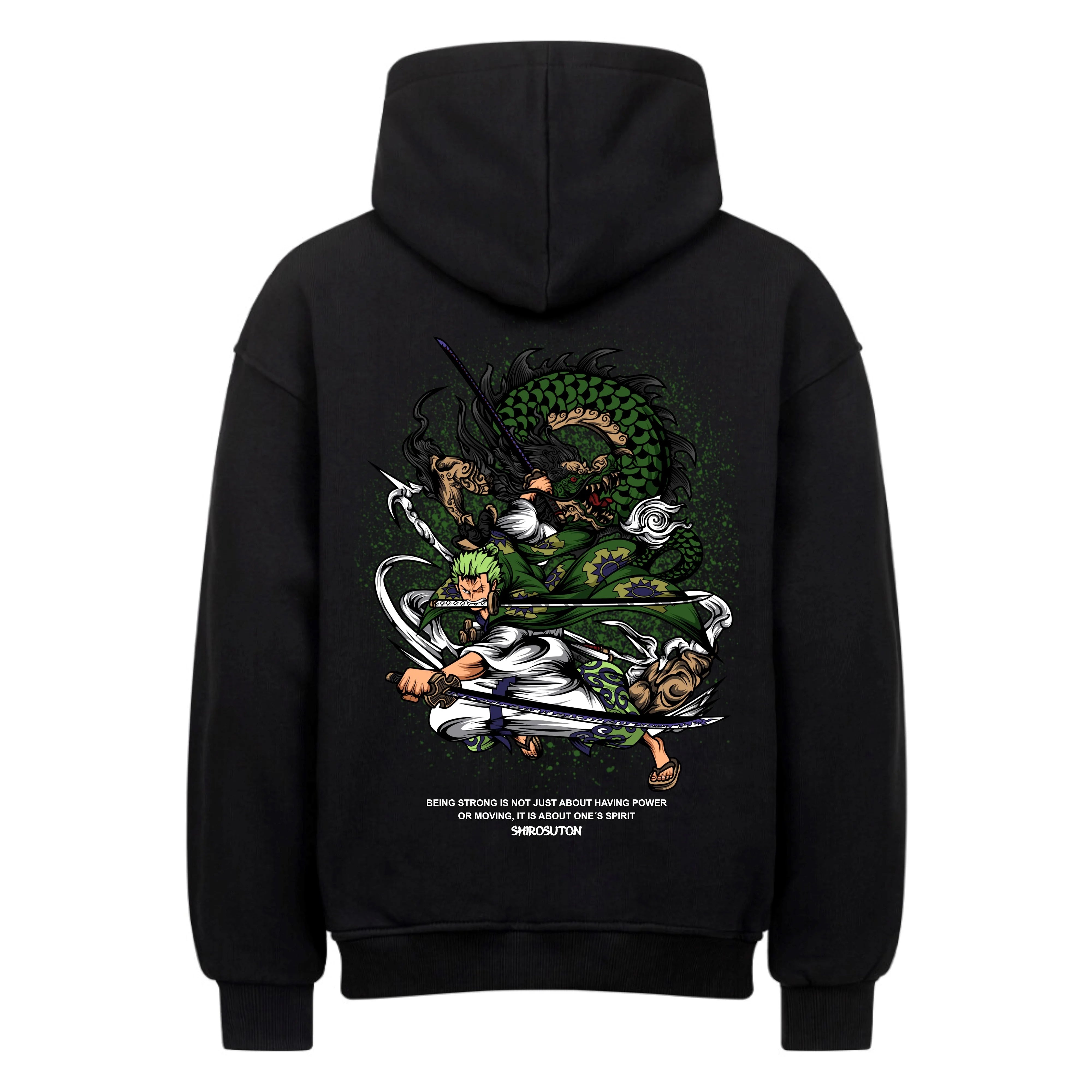 One Piece Zoro Hoodie im Oversized-Stil – Hochwertiges Anime Merchandise für Streetwear Fans und One Piece Liebhaber