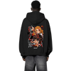 Demon Slayer Rengoku Zip Hoodie im Oversized-Stil – Hochwertiges Anime Merchandise für Streetwear Fans und Demon Slayer Liebhaber