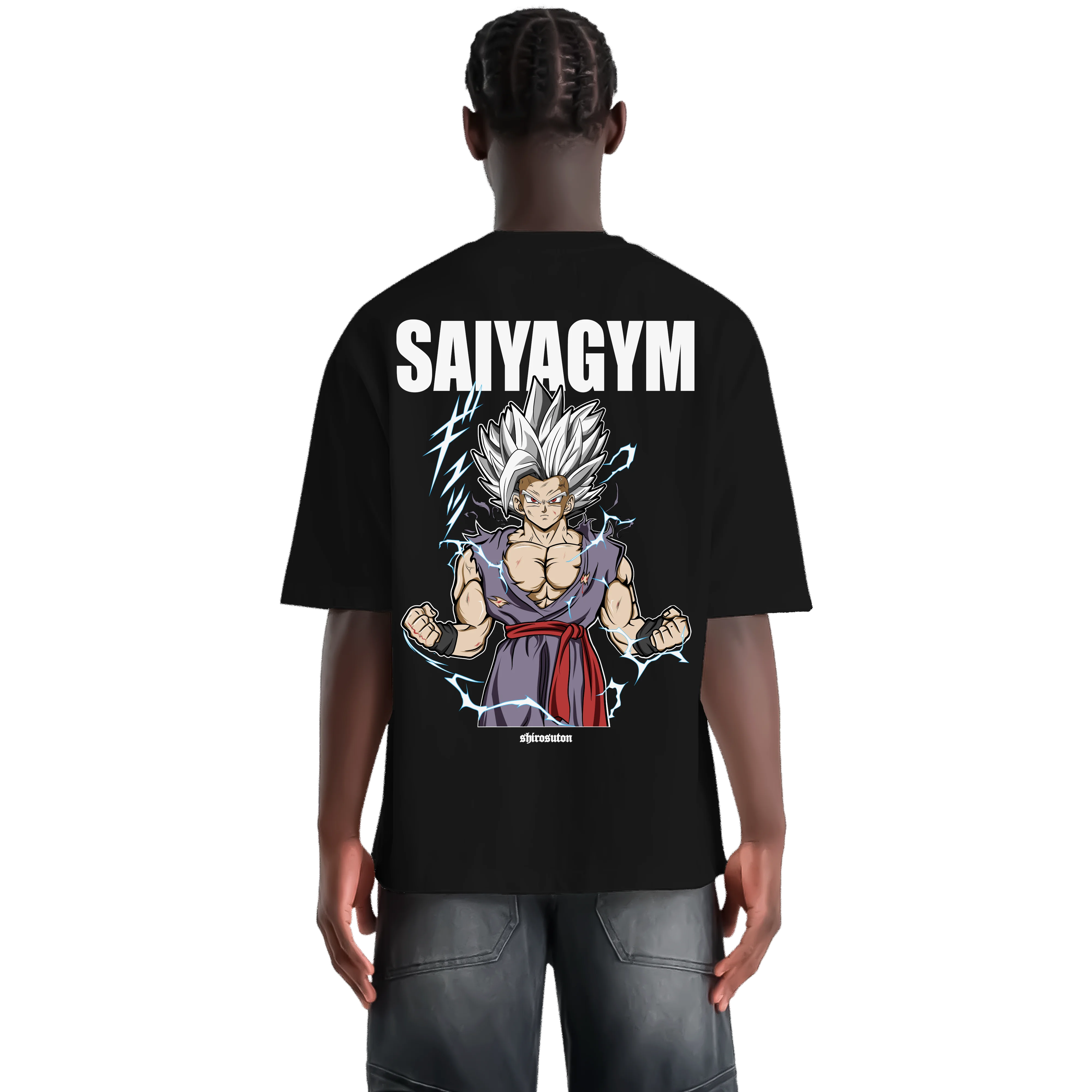 Dragon Ball Son Gohan T-Shirt im Oversized-Stil – Hochwertiges Anime Merchandise für Streetwear Fans und Dragon Ball Liebhaber.