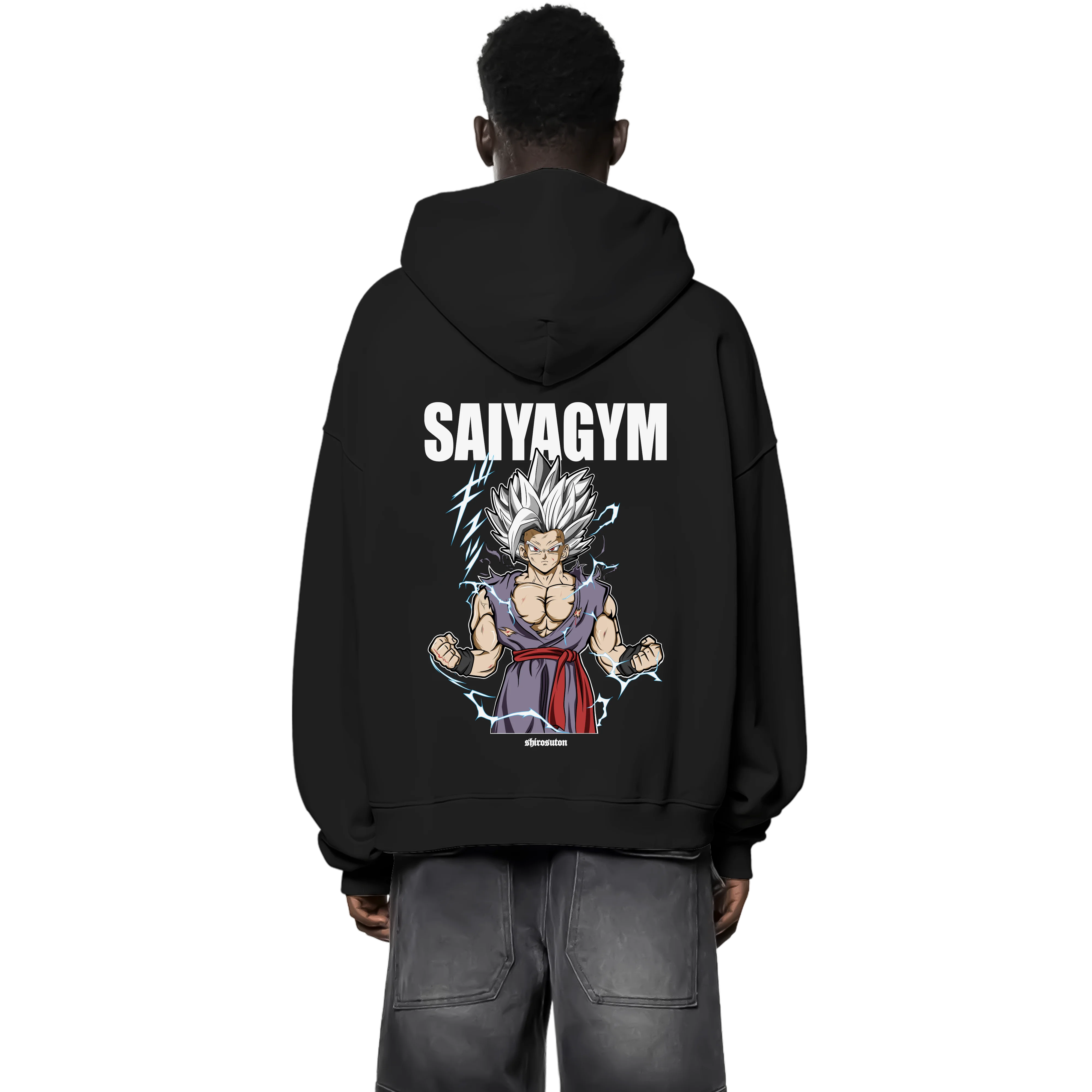 Dragon Ball Son Gohan Hoodie im Oversized-Stil – Hochwertiges Anime Merchandise für Streetwear Fans und Dragon Ball Liebhaber.