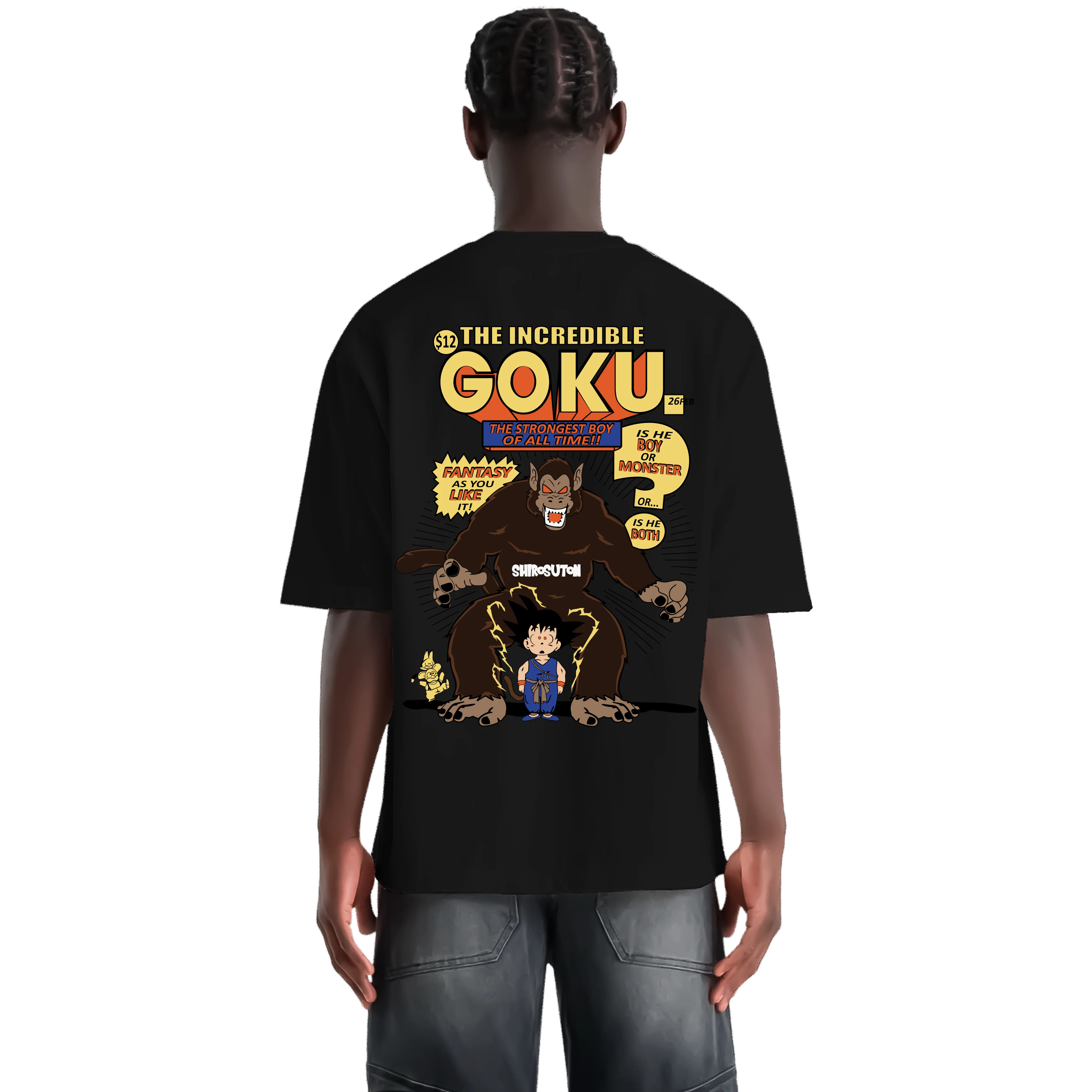 Dragon Ball Goku Kid T-Shirt im Oversized-Stil – Hochwertiges Anime Merchandise für Streetwear Fans und Dragon Ball Liebhaber.