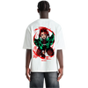 Demon Slayer Tanjiro Tshirt im Oversized-Stil – Hochwertiges Anime Merchandise für Streetwear Fans und Demon Slayer Liebhaber.