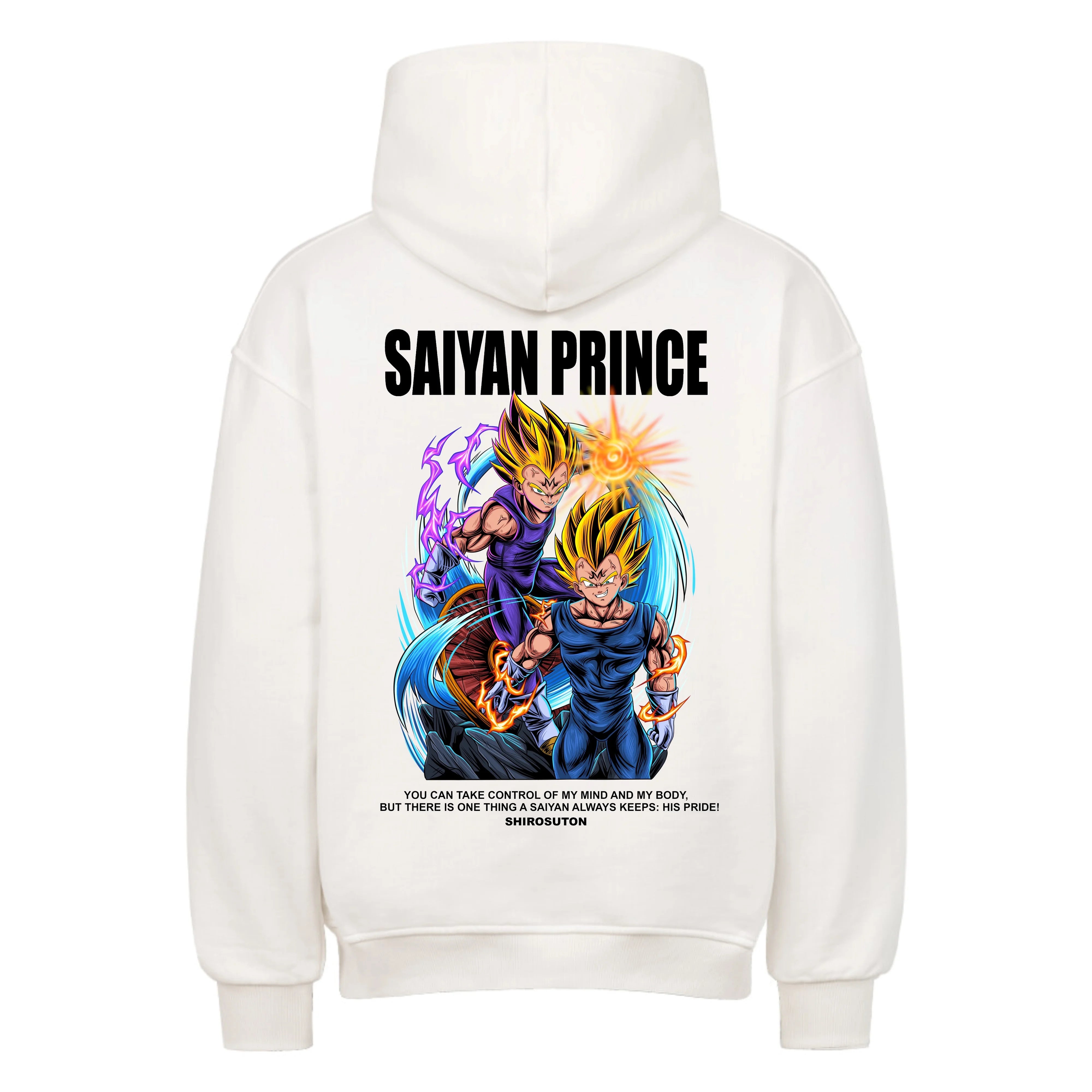 Dragon Ball Vegeta Hoodie im Oversized-Stil – Hochwertiges Anime Merchandise für Streetwear Fans und Dragon Ball Liebhaber