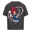 Vegeta Red T-Shirt im Oversized-Stil – Hochwertige Anime Streetwear für Anime Fans und Dragon Ball Liebhaber.