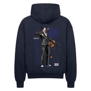 Chainsaw Man Aki Hayakawa Zip Hoodie im Oversized-Stil – Hochwertiges Anime Merchandise für Streetwear Fans und Jujutsu Kaisen Liebhaber