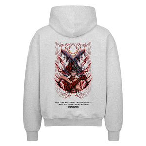 Black Clover Asta Magic Knight Zip Hoodie im Oversized-Stil – Hochwertiges Anime Merchandise für Streetwear Fans und Black Clover Liebhaber