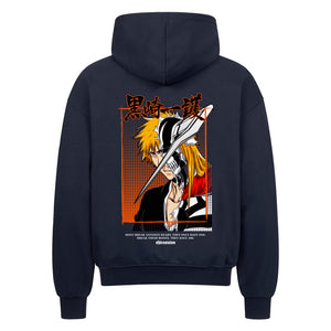 Bleach Ichigo Zip Hoodie im Oversized-Stil – Hochwertiges Anime Merchandise für Streetwear Fans und Bleach Liebhaber