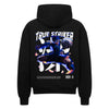 Blue Lock Isagi Zip Hoodie im Oversized-Stil – Hochwertiges Anime Merchandise für Streetwear Fans und Blue Lock Liebhaber.