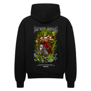 Dragon Ball Broly Mutant Saiyan Zip Hoodie im Oversized-Stil – Hochwertiges Anime Merchandise für Streetwear Fans und Dragon Ball Liebhaber