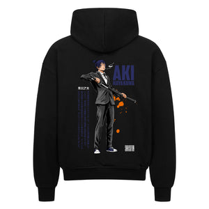 Chainsaw Man Aki Hayakawa Zip Hoodie im Oversized-Stil – Hochwertiges Anime Merchandise für Streetwear Fans und Chainsaw Man Liebhaber