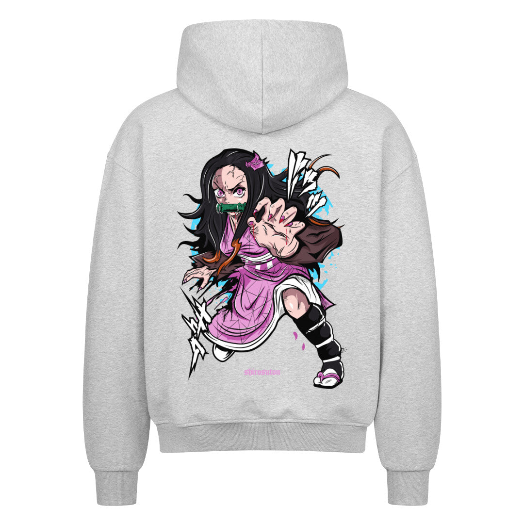 Demon Slayer Nezuko Hoodie im Oversized-Stil – Hochwertiges Anime Merchandise für Streetwear Fans und Demon Slayer Liebhaber