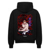 Demon Slayer Kokushibo Zip Hoodie im Oversized-Stil – Hochwertiges Anime Merchandise für Streetwear Fans und Demon Slayer Liebhaber