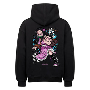 Demon Slayer Nezuko Hoodie im Oversized-Stil – Hochwertiges Anime Merchandise für Streetwear Fans und Demon Slayer Liebhaber