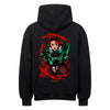 Demon Slayer Tanjiro Hoodie im Oversized-Stil – Hochwertiges Anime Merchandise für Streetwear Fans und Demon Slayer Liebhaber