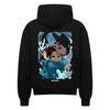 Demon Slayer Tanjiro Zip Hoodie im Oversized-Stil – Hochwertiges Anime Merchandise für Streetwear Fans und Demon Slayer Liebhaber